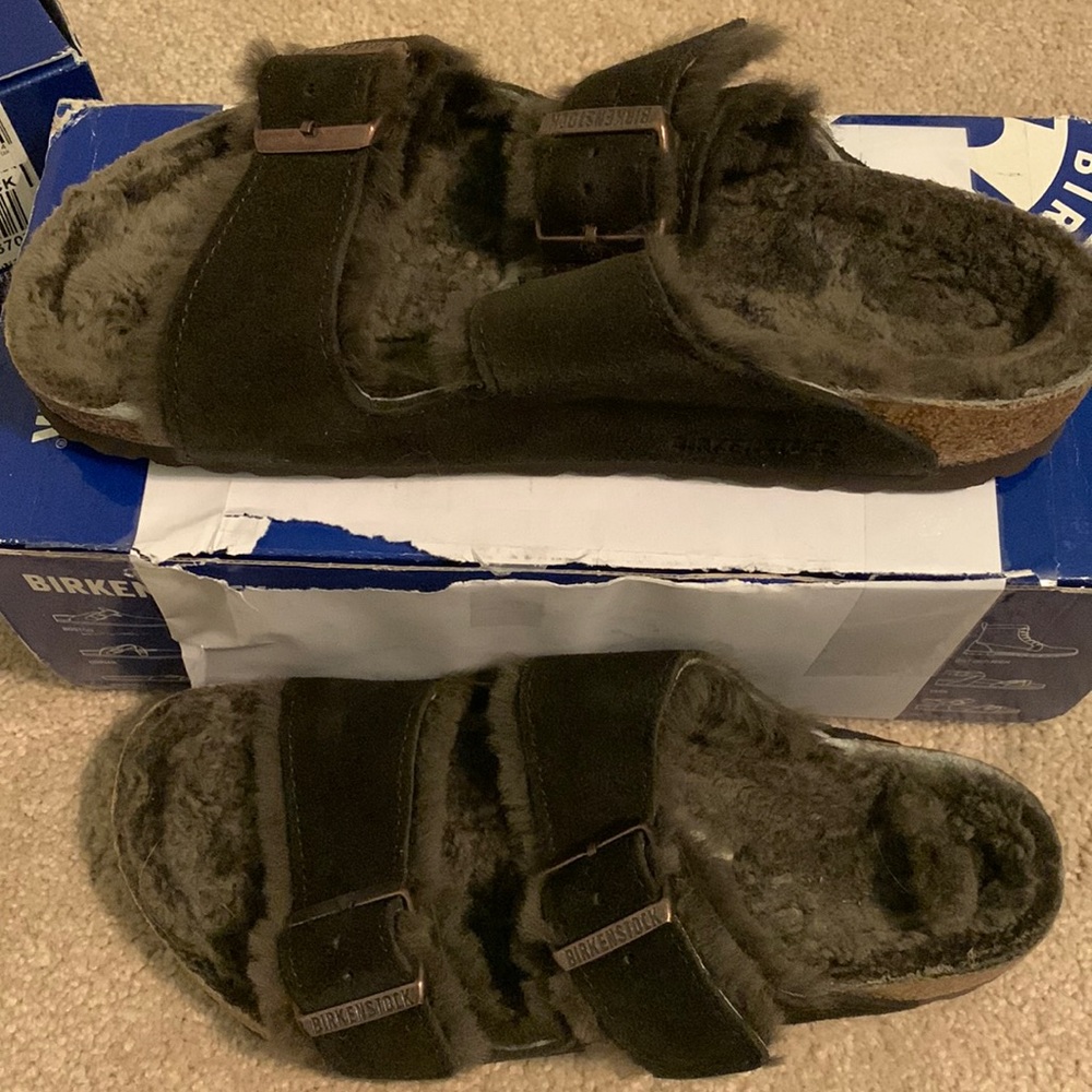 Birkenstock’s Arizona Shearling Mocca